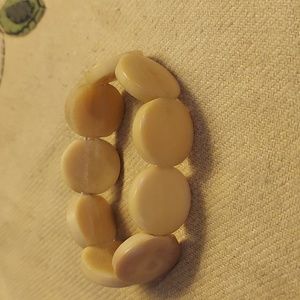 🤍 Vintage Tagua Nut Bracelet